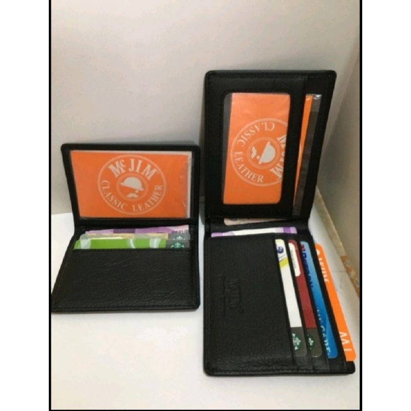 MCJIM WALLET 100%SOFT COW LEATHER WITH CARD HOLDER.