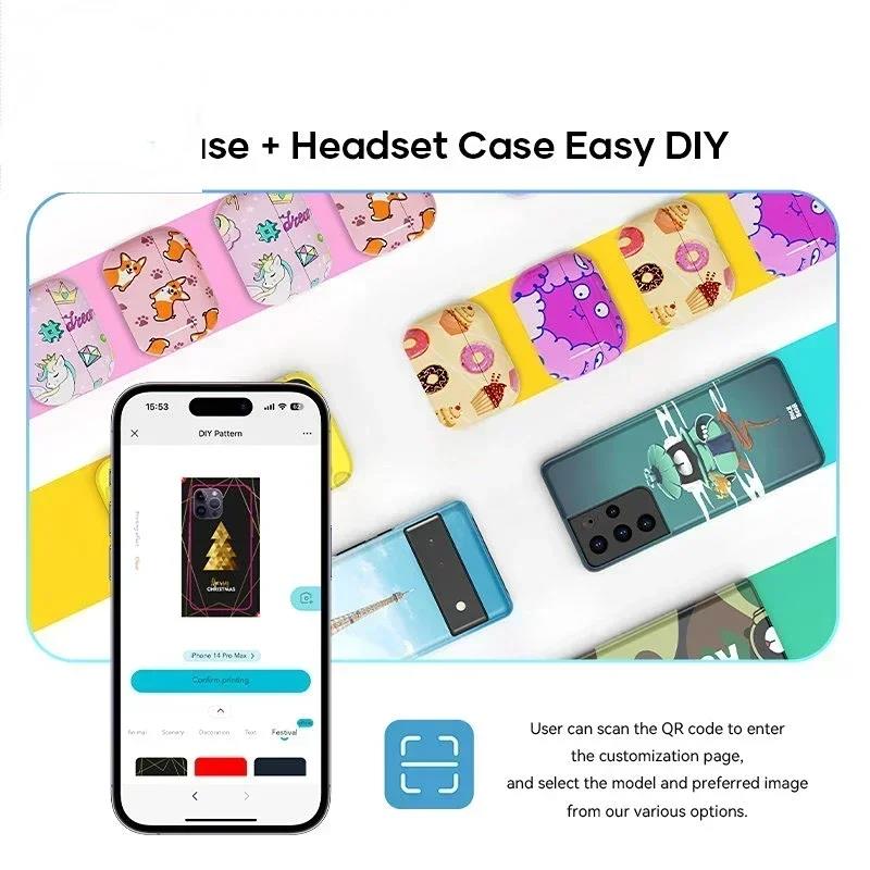 Factory Wholesale Heat Transfer Printer Phone Case 3d Sublimation Machine Mini Press for Colorful DIY. 