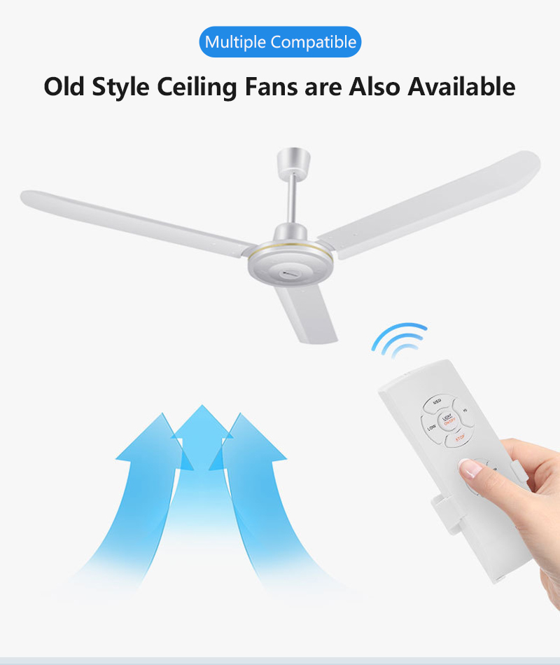Universal TV Remote Control Wireless Smart Controller Replacement for Ceiling fan lights hot sell. 