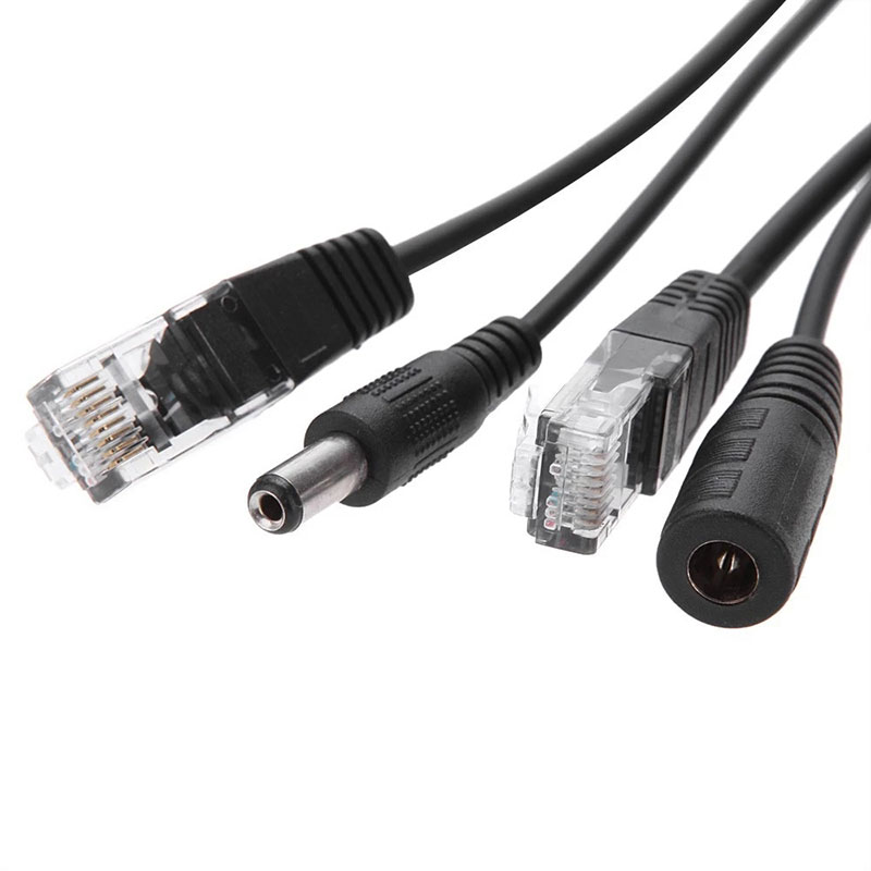 Power over Ethernet Passive PoE Adapter Injector + Splitter Kit 5v 12v. 