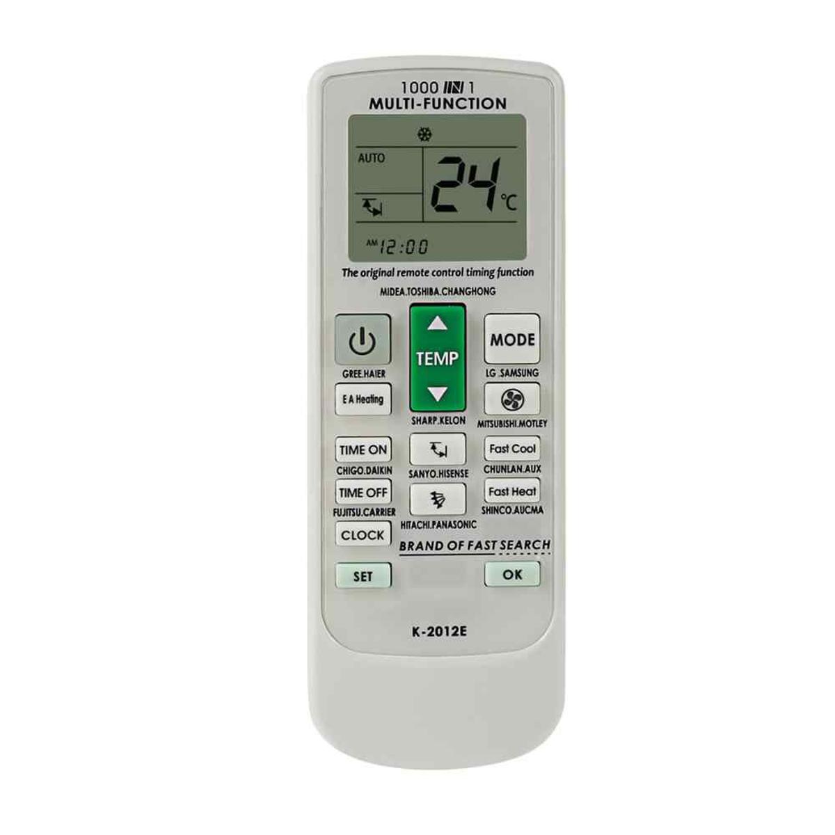 K-2012E Universal A/C Remote Control 1000 in 1 Multi Function Remote for Air Conditioner