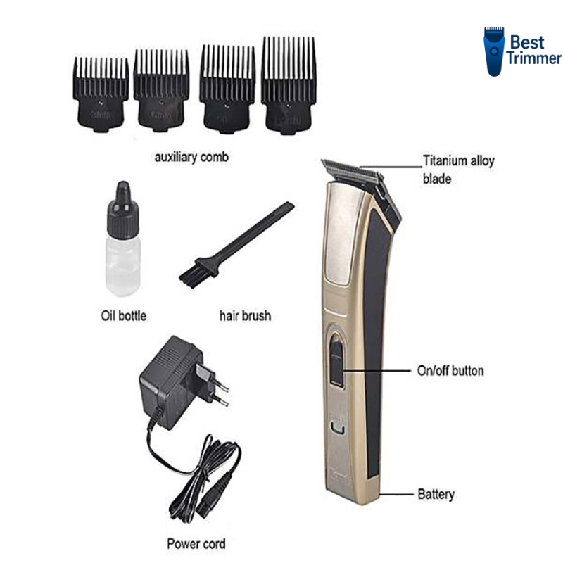Kemei Km 5017 Rechargeable Hair And Beard Clipper Trimor For Men. 