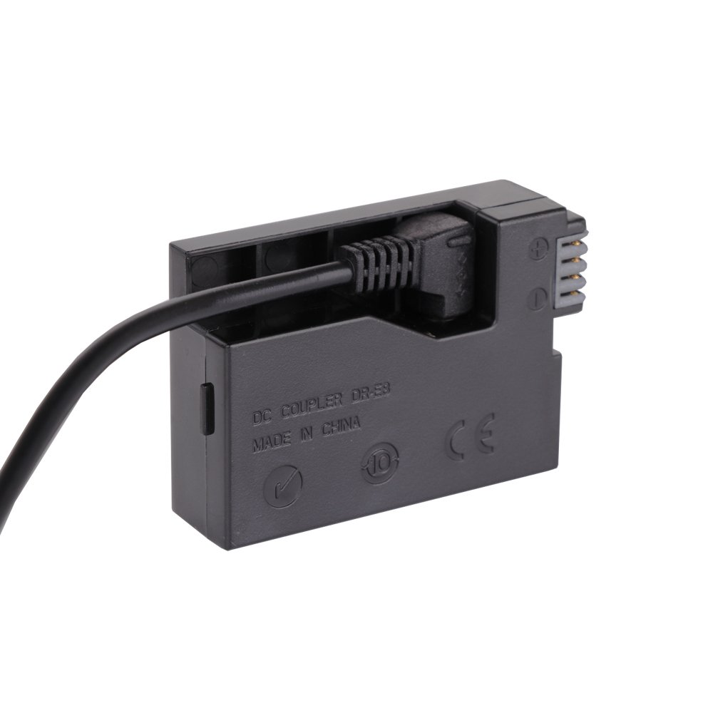 E8 AC Power Adapter DR-E8 DC Coupler LP-E8 Dummy Battery Kit for Canon EOS Rebel T5i T4i T3i T2i 700D 650D 600D 550D Cameras