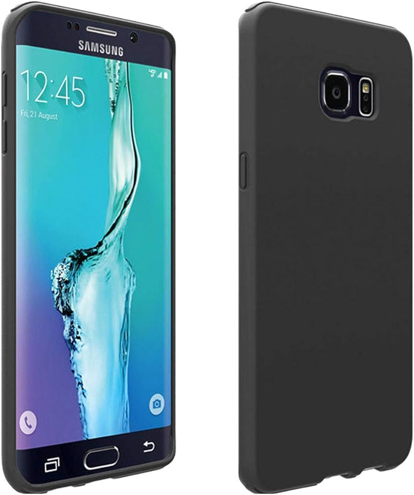 For Samsung Galaxy S6 edge Plus Case, Silicone Shockproof Phone Case with [Soft Anti-Scratch Microfiber Lining]  Silicone Back Cover