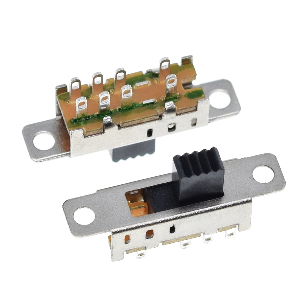 【Mary DAI Store】Double Toggle Switch 8 Pins files 2P3T DP3T Handle high 5mm small slide switch. 