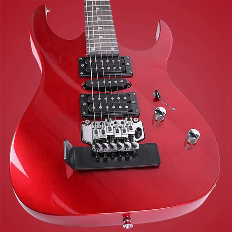 Guitar Floating Tremolo Bridge Guitar Bridge Black Guitar Bridge for Easy Adjustment and Tuning for Faster String Changes. 