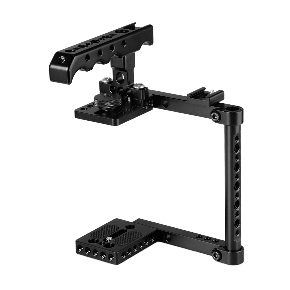 CAMVATE kamera kafesi Rig Canon 650D,600D,550D,500D,450D,760D,D3200, d3300, D5200,D5500,D300S,D610,a58,a7,a7II,GH5/GH4/GH3/GH2. 