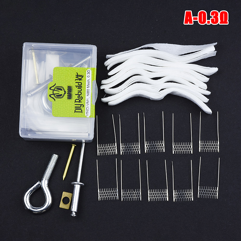 DIY Tool Rebuild Kit for Vinci Coil VM1 TM1 Mesh 0.2 0.3 0.4 0.6 ohm PnP Coils. 