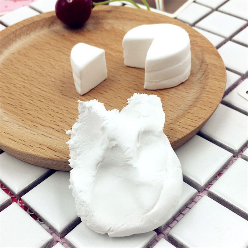【happy one】1 Piece Chicken Soft Clay Lightweight Air Dry Ultralight Clay Mud Kids Toy Chicken White. 
