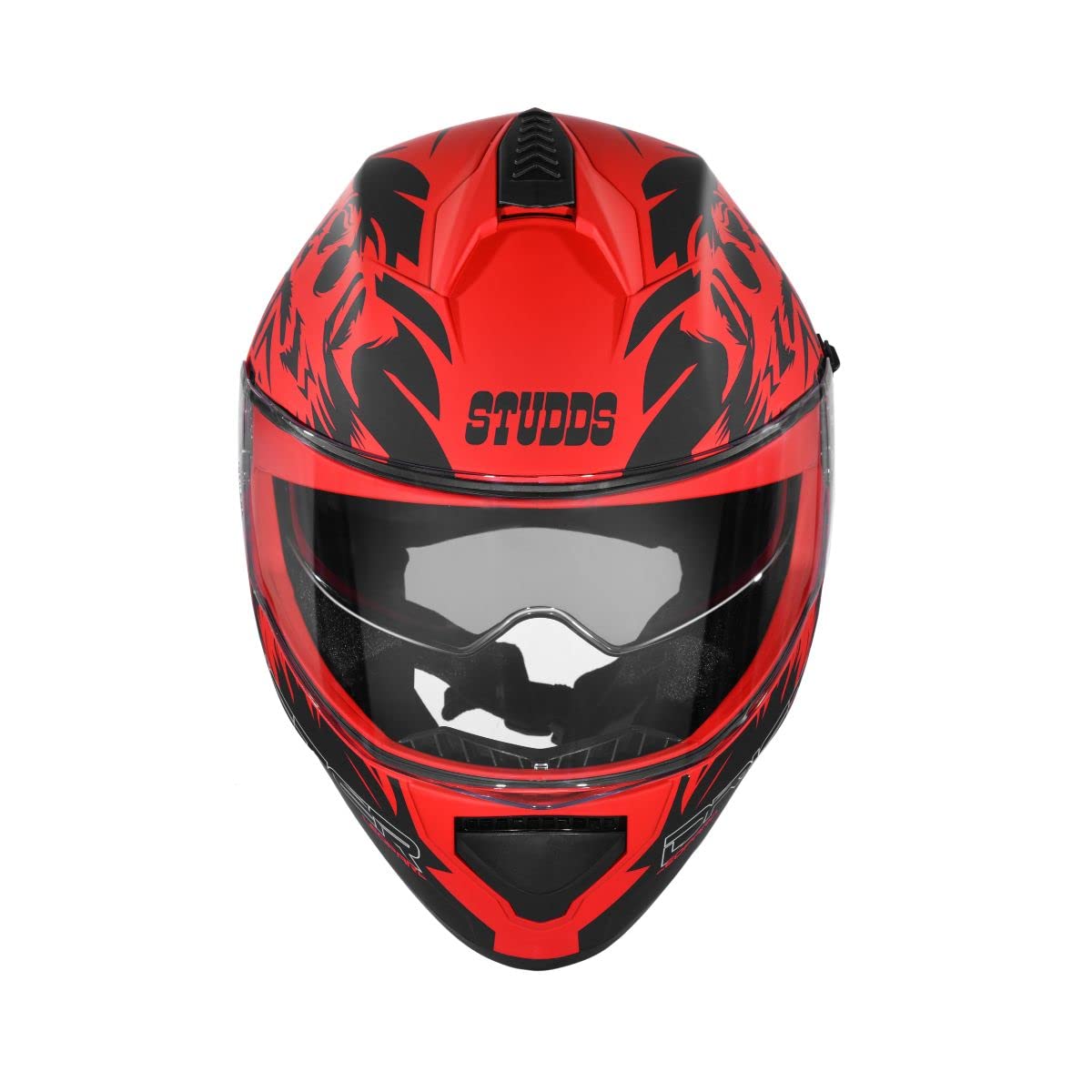Studds Drifter D2 Full Face Helmet Leopard Glossy Red. 