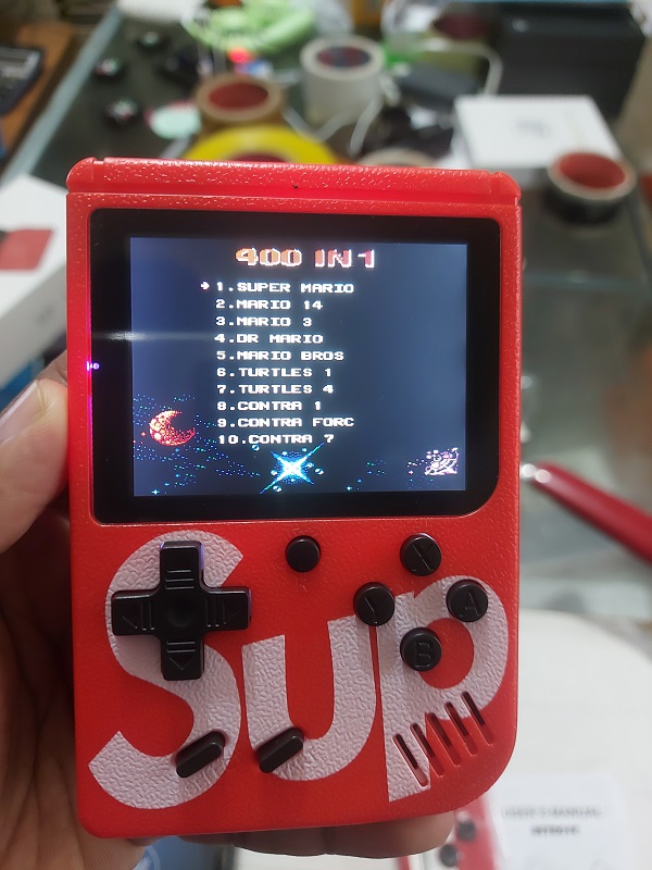 Sup 400 in 2 Game Player With Extra Controller Kids Game Console. 
