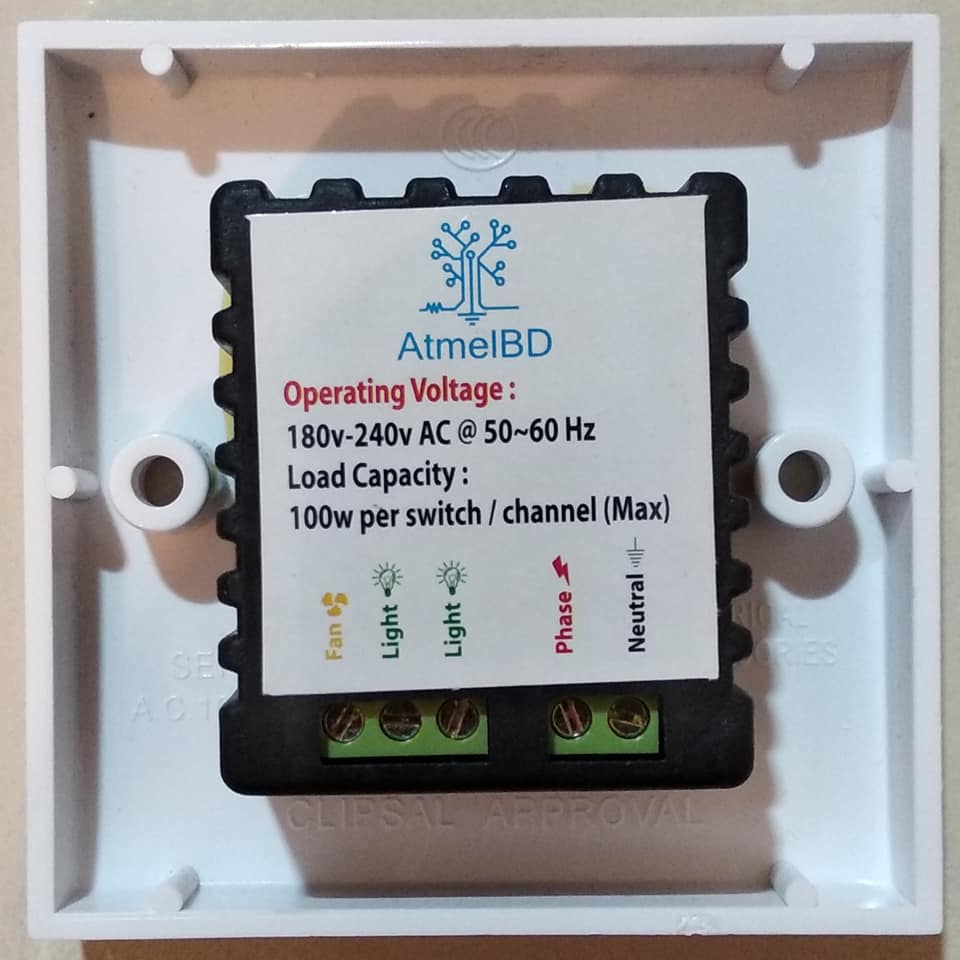 Remote Control Electric Light Fan Switch & Speed Regulator. 