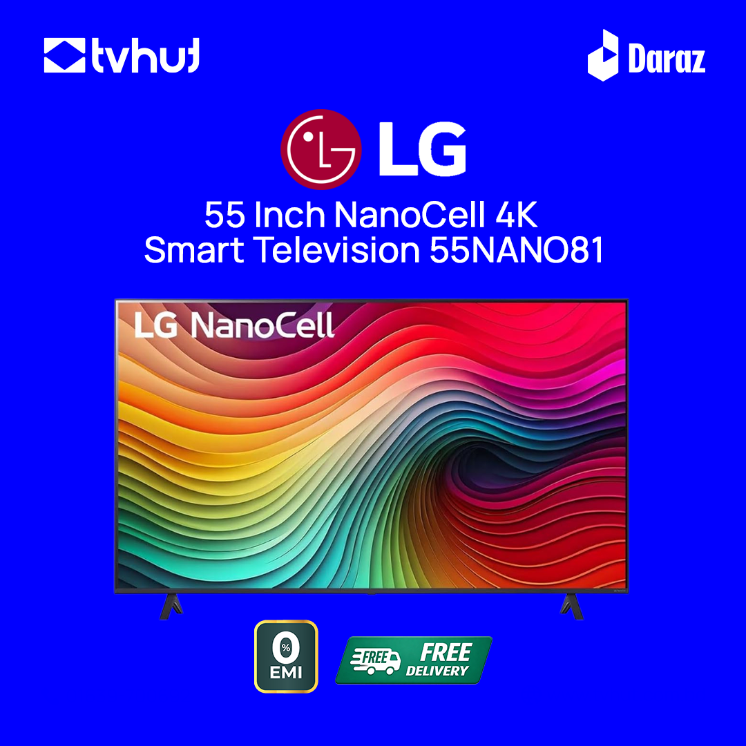 LG 55 Inch NanoCell 4K Smart Television 55NANO81