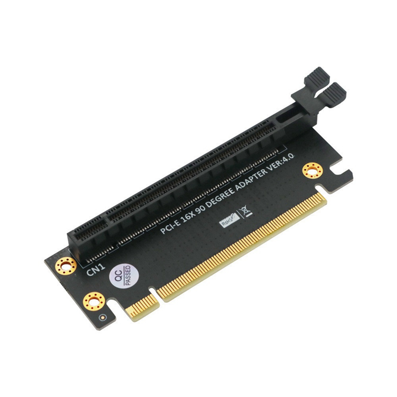 PCI-E16X 4.0 Graphics Card Test Adapter Board Multifunctional 2U Server Chassis PCI-E 4.0 90 Degree Adapter Card Easy Install Easy to Use