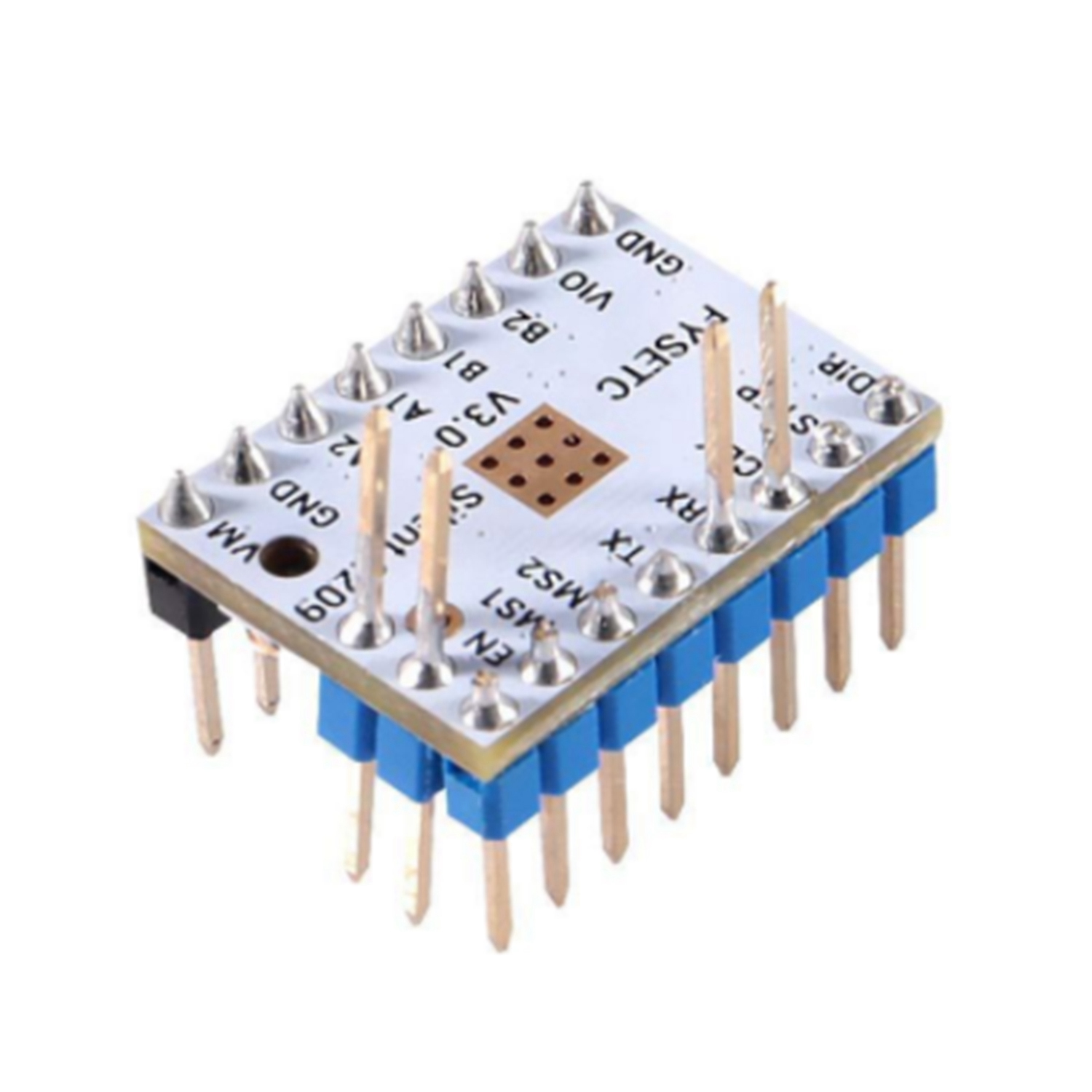 Individual 5Pcs TMC2209 V3.0 Stepper Motor Driver Stepping Rod Silent Driver 256 Microstep Current 2.8A Peak VS TMC2208. 