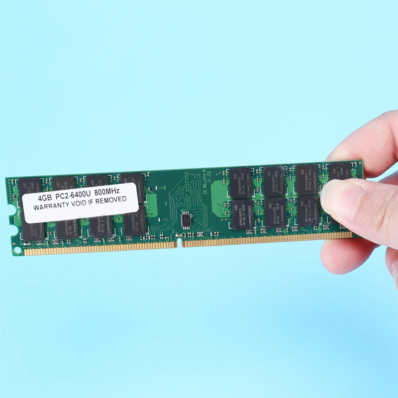 4GB DDR2 Ram Memory 800Mhz 1.8V 240Pin PC2 6400 Support Dual Channel. 