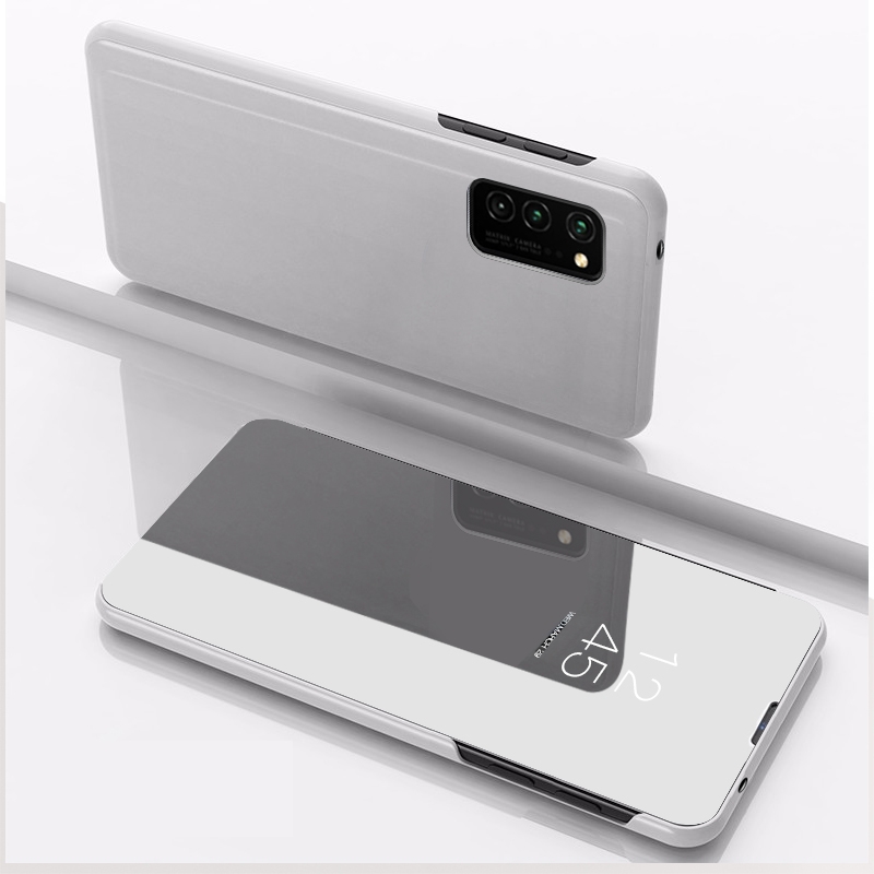 (New)For Huawei P40 Pro Plated Mirror Horizontal Flip Leather Case with Holder