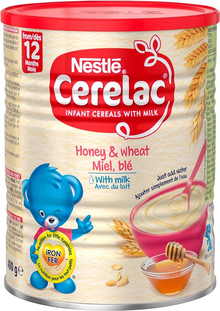 Nestle Cerelac Honey and Wheat with Milk Infant Cereal 400 g, 12 Months+ :  Amazon.co.uk: Grocery
