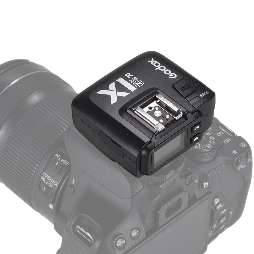 Godox X1R-N TTL 2.4G Wireless Flash Trigger Receiver for Nikon DSLR Camera for X1N Trigger - all new. 
