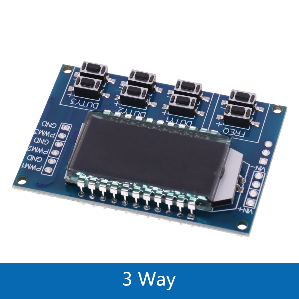 1Hz-150Khz Signal Generator Module Adjustable PWM Pulse Frequency Function Duty Cycle TTL LCD Display 5V DC 12V 24V. 