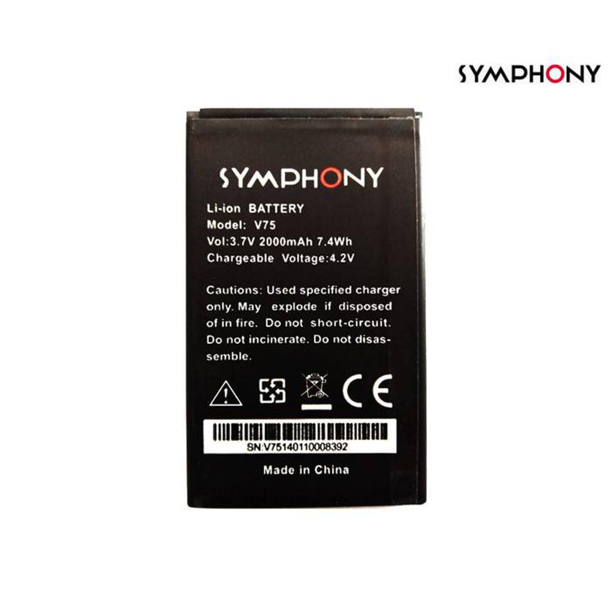 Mobile Battery for Symphony V75