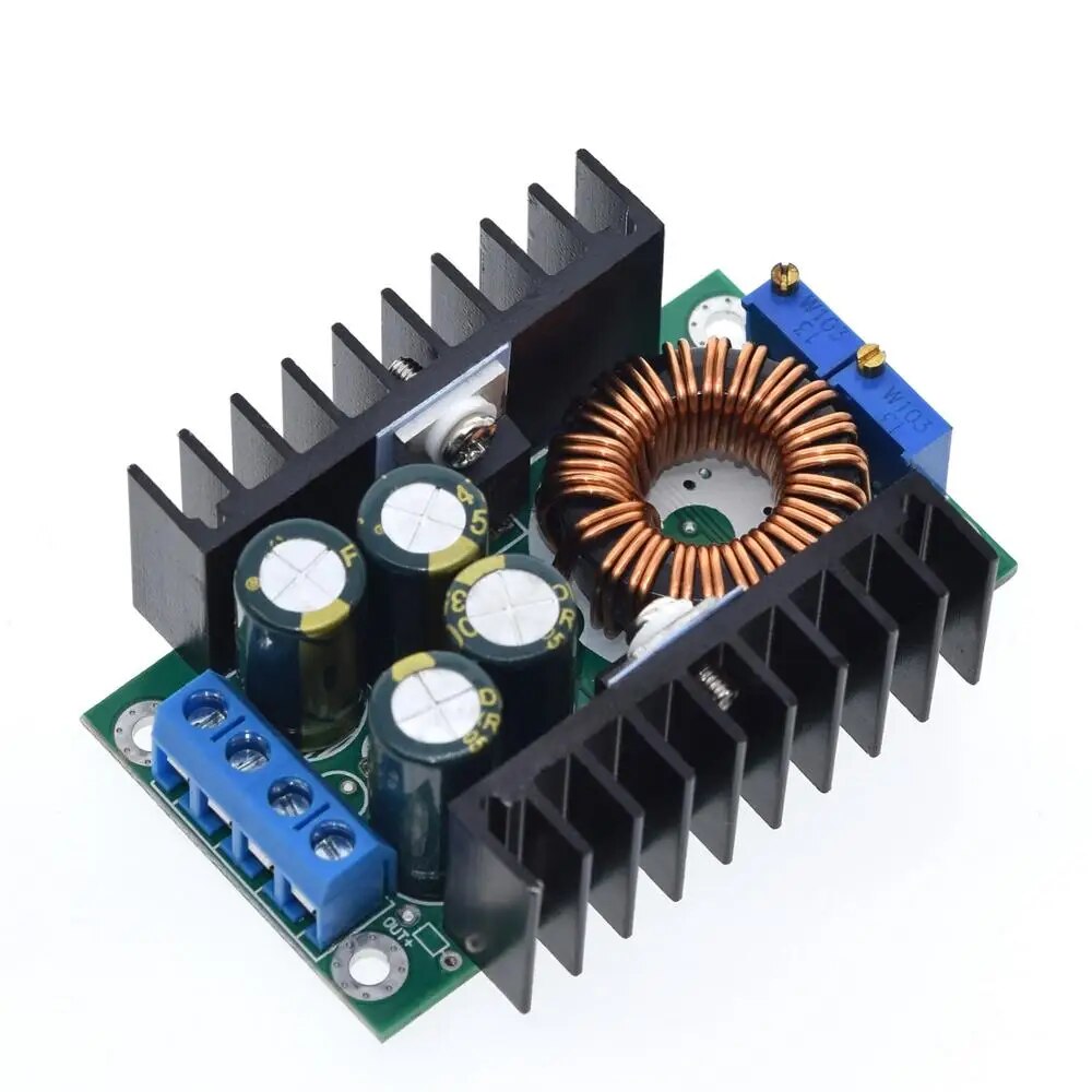 300W XL4016 DC-DC Max 9A Step Down Buck Converter 5-40V To 1.2-35V Adjustable Power Supply Module LED Driver. 