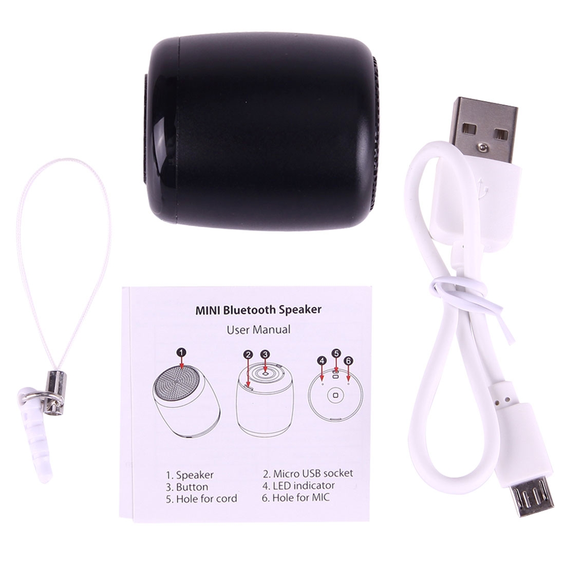 A1 Mini Bluetooth Speaker, Support Hands-free Call & Photo Remote Shutter & TWS Function. 