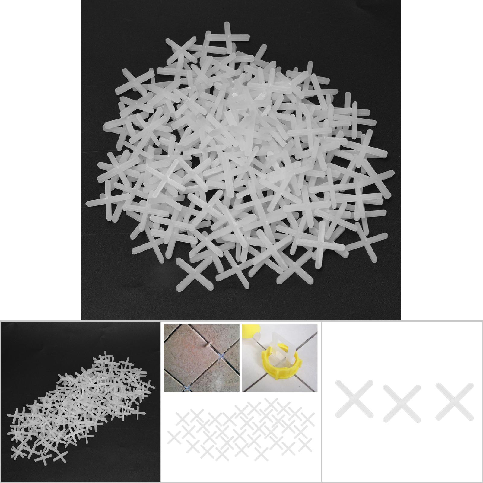 Tile Spacer 2000Pcs Ceramic Tiler Plastic Cross Plumber Reuseable Leveling System 2mm/2.5mm. 