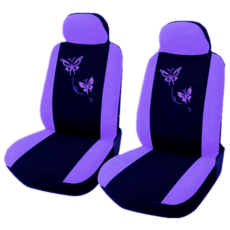 Dark Purple Car Seat Covers Velcromag