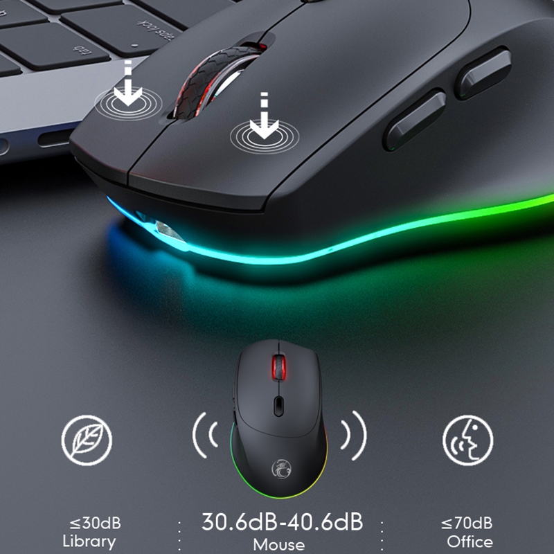 iMICE G905 Bluetooth Dual Mode 6-Key Silent Wireless Gaming Mouse. 