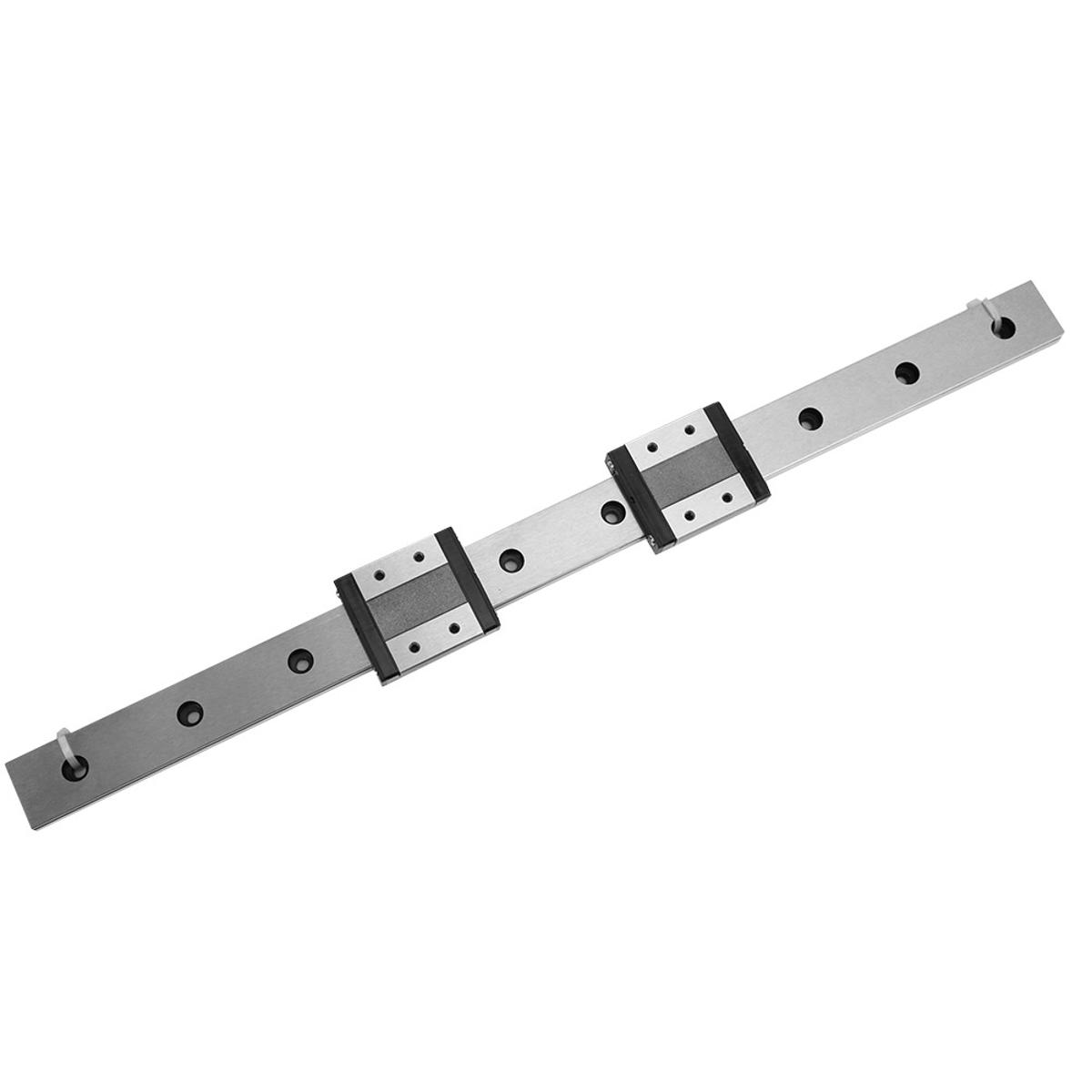 LMLF24B-400-2R Miniature Linear Guide Rail 400mm + 2pcs 24mm Width Slide Block
