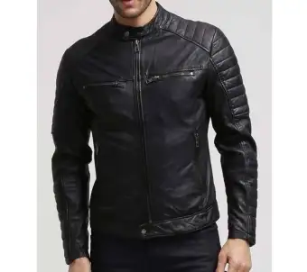 artificial leather jacket