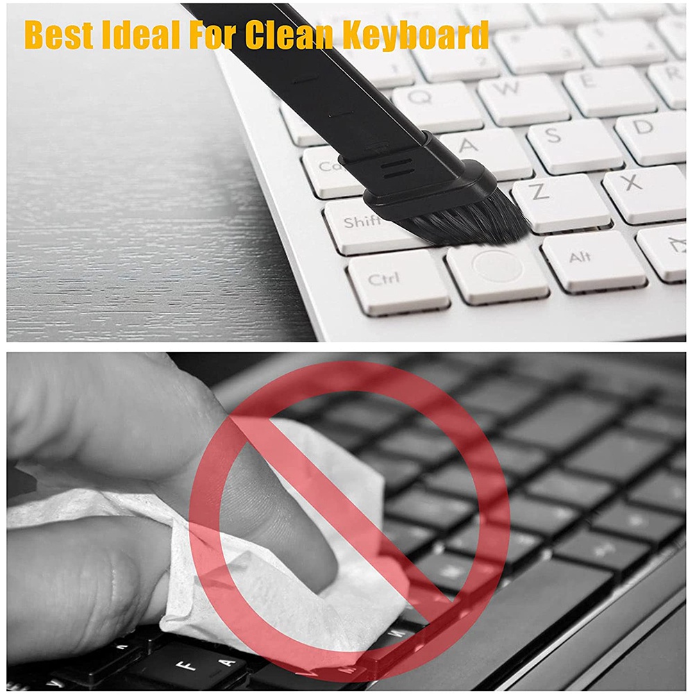 4KPa Keyboard Cleaner, Rechargeable Mini Vacuum Cleaner with LED Light,for Cleaning Dust,Hairs,Crumbs for Sofa,Computer. 