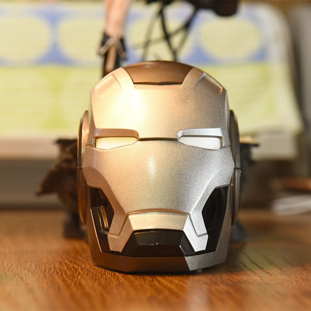 Iron Man Bluetooth Speaker &  Wireless Bluetooth V4.2 Speakers With Music MP3 With FM  Support TF Card For Phone PC. 