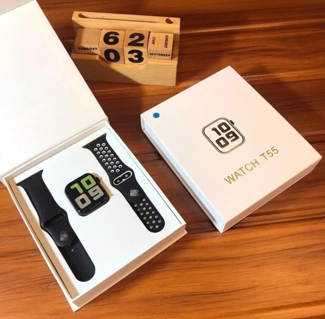T55 Smart Watch Waterproof Sports  Smartwatch Heart Rate Monitor Blood Pressure Functions - Smart Watch - Smart Watch - Smart Watch-