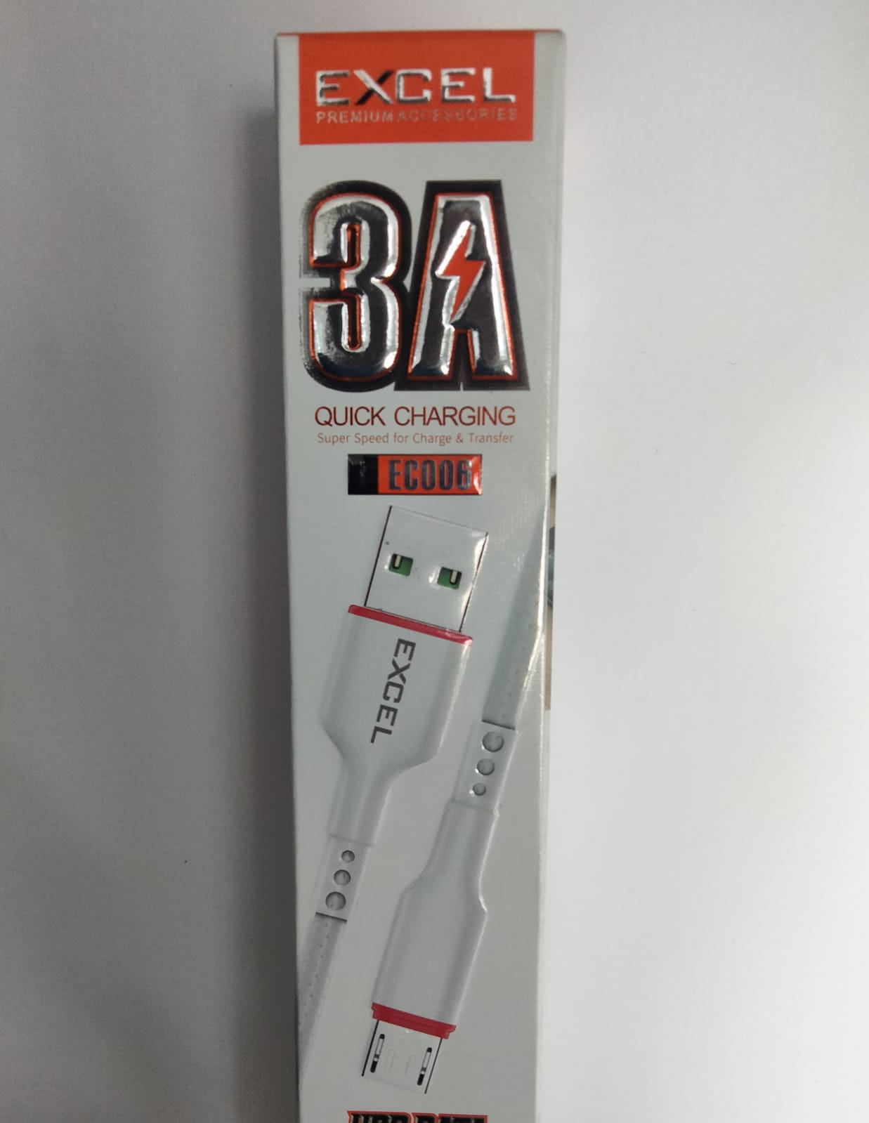 Excel Fast Data transfer cable, 3A Fast Charging USB cable, QC and PD charging adapter supported Micro USB, Type-ios,Typ-C. 
