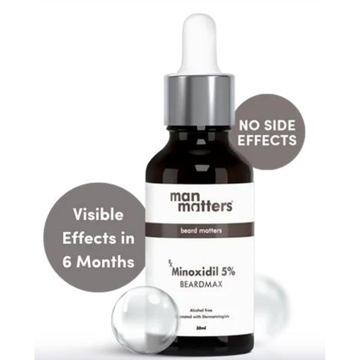 man matters BeardMax 5% Minoxidil Beard Growth Serum (30 ml)
