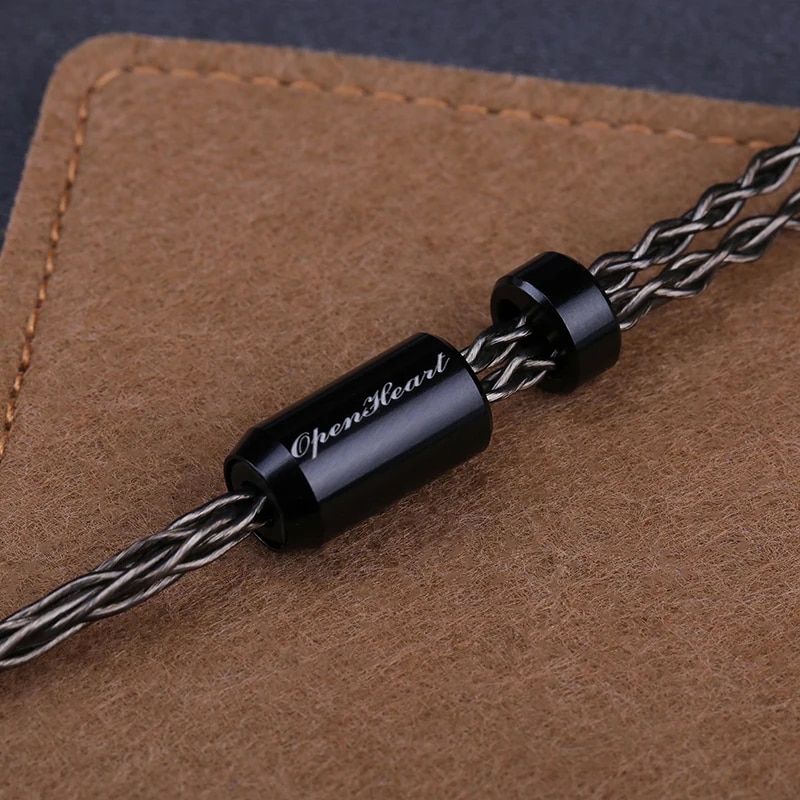OPENHEART 8 Core Headphone Cable 1 to 2 jack dual 3.5/2.5/4.4mm Balanced Cable Silver Plated Copper Upgrade Replacement 2m 3m. 