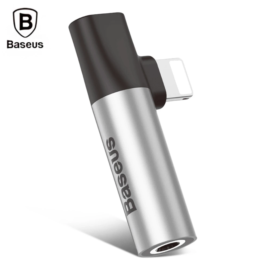 Baseus L43 Lightning to 3.5mm  and Type C only for gaming, charging, and audio -without mic