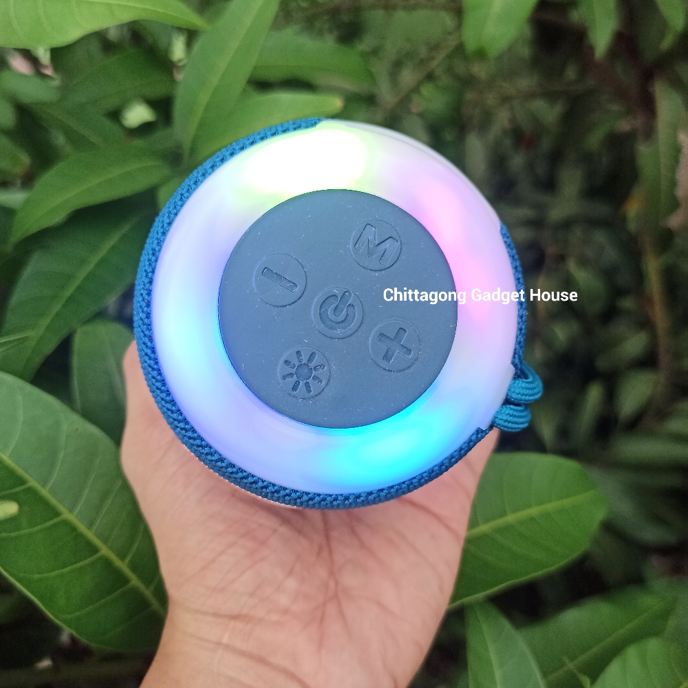 GREATNICE GTS-1468 Bluetooth, USB, TF Card & FM Radio Supported Speaker With RGB Lightning Effects. 
