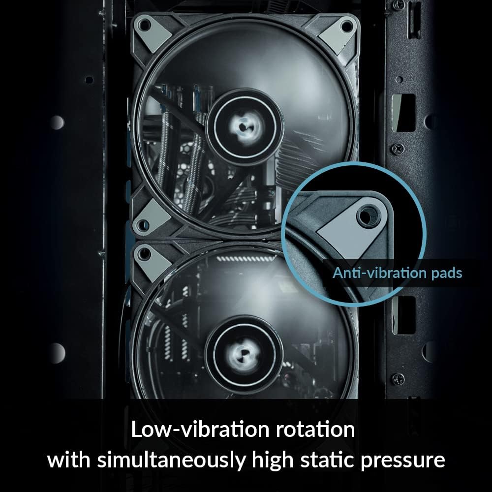 ARCTIC P12 Max 120 mm High-Speed PWM Fan-Black. 