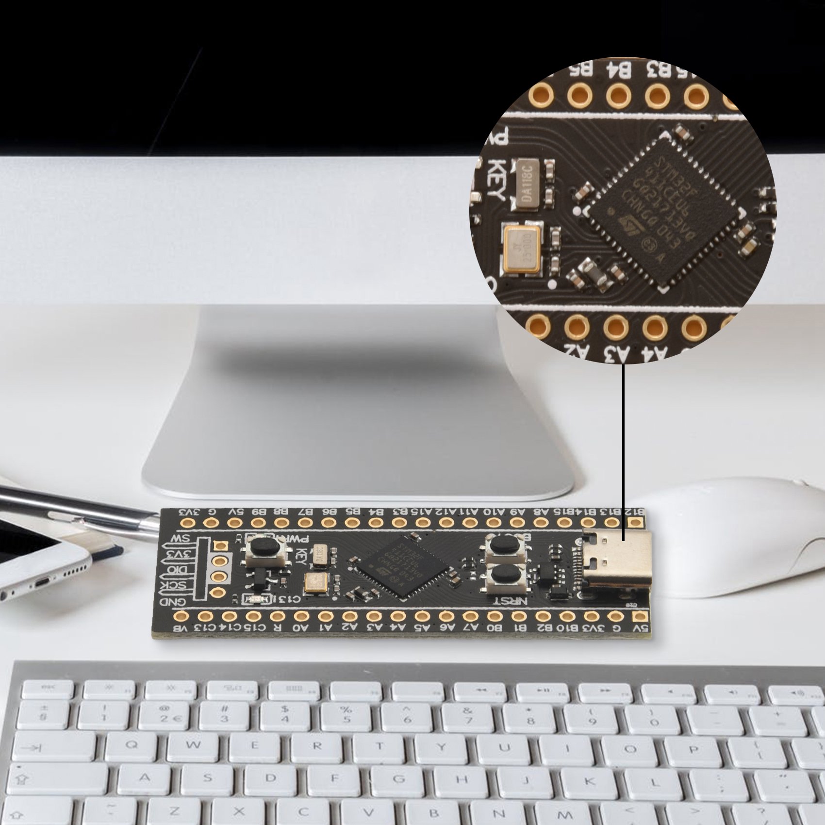 STM32F411 Development Board, STM32F411CEU6 STM32F4 Learning Board. 