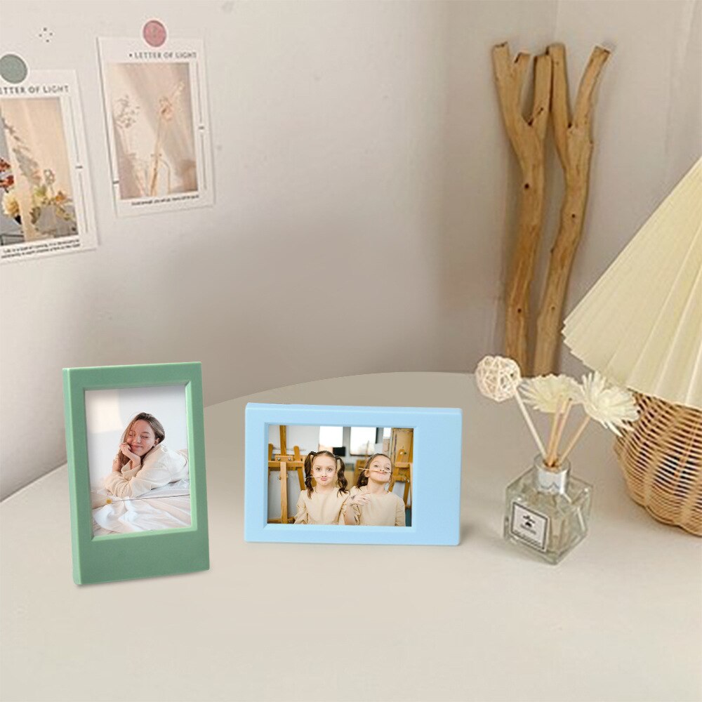 3inch Mini Classic Photo Frame Desktop Photocard Holder For Polaroid Photo Frame Stand Scrapbook Table Decoration DIY Gifts. 