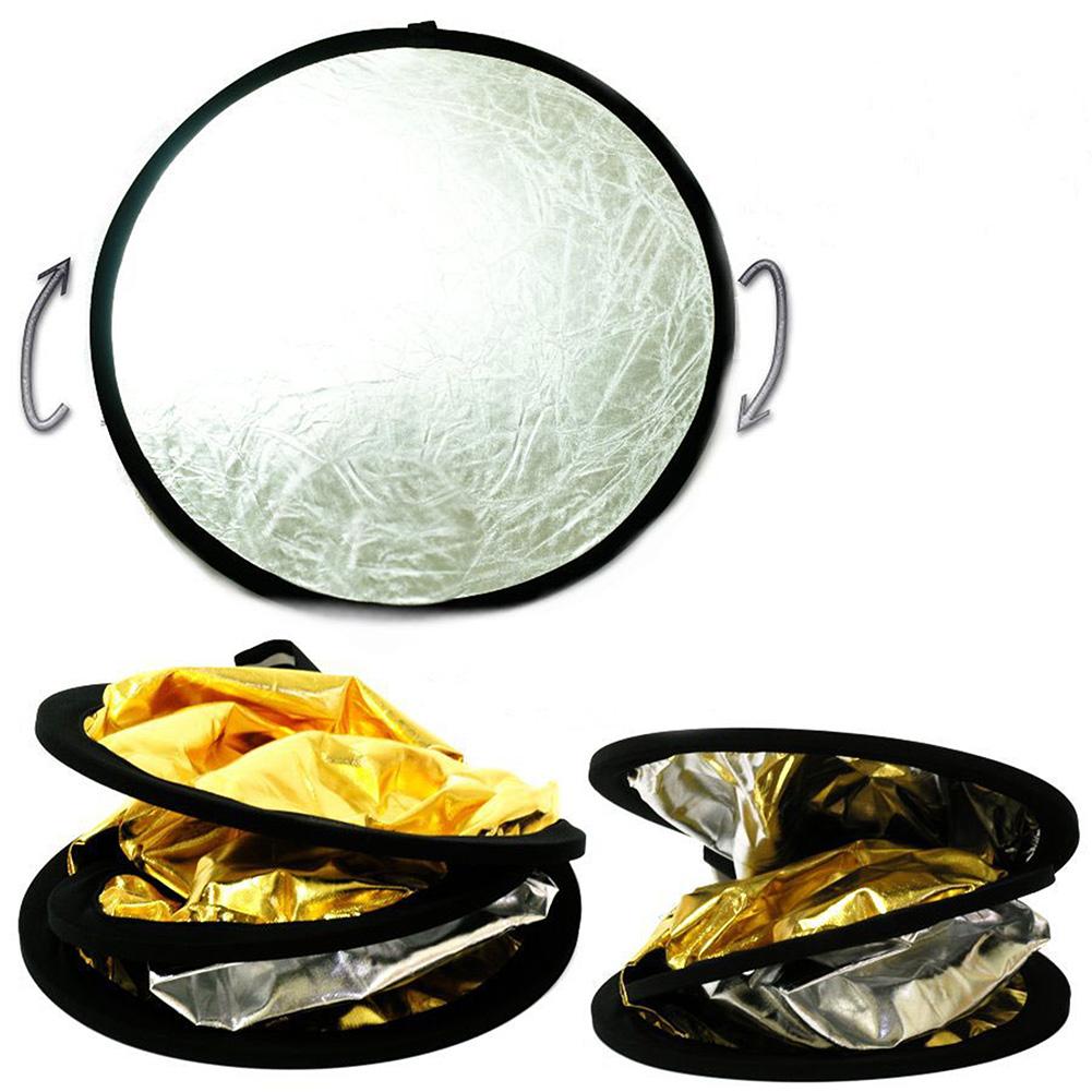 Vanpower 5-in-1 Collapsible Round Photography Reflector Photo Studio Flash Light Studio Photo Disc C. 