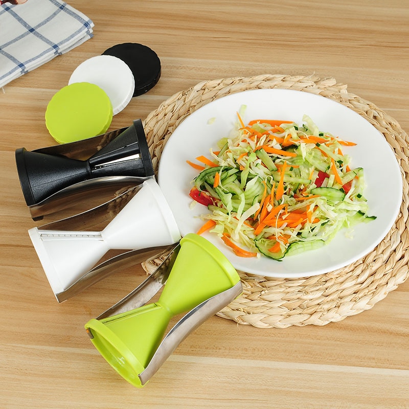 Vegetable Spiralizer Cutter Zucchini Pasta Noodle Spaghetti Maker Spiral Slicer Complete Bundle-Black. 