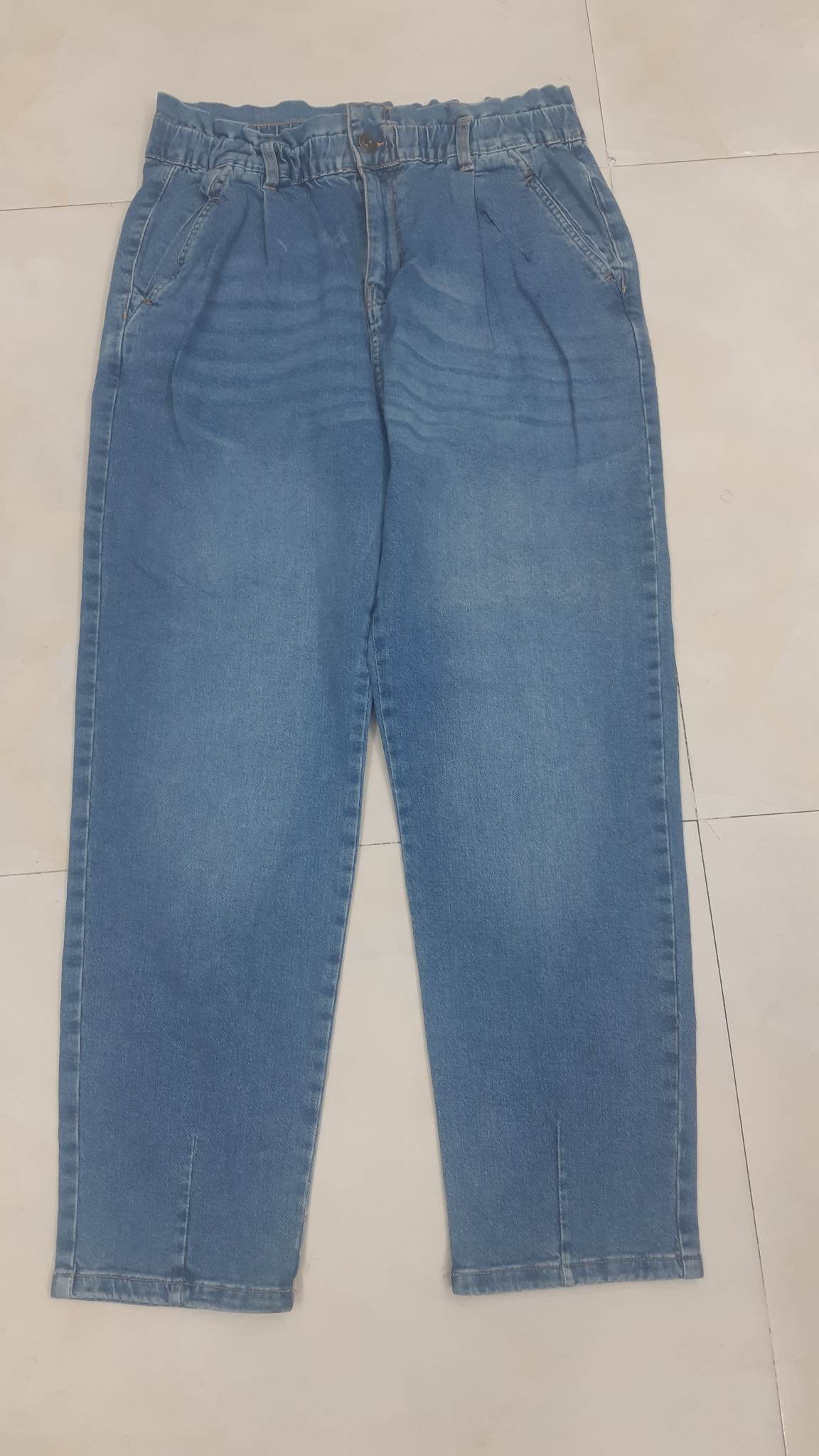 Korean style loose wide-leg jeans casual long pants
