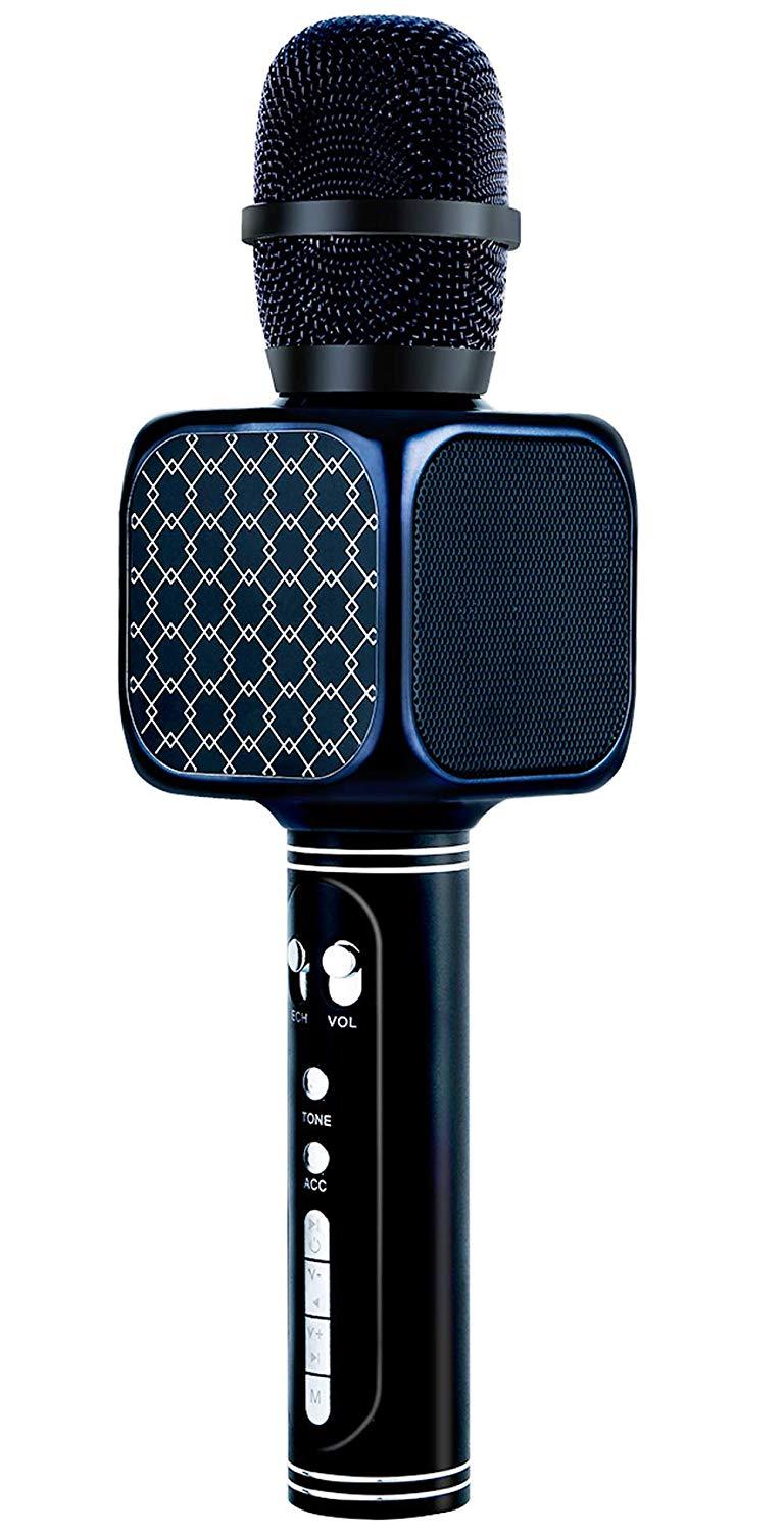 Professional Portable Wireless Karaoke Microphone Handheld Cellphone Karaoke Player Support USB/ Micro SD card/ MP3 Player & Bluetooth. 