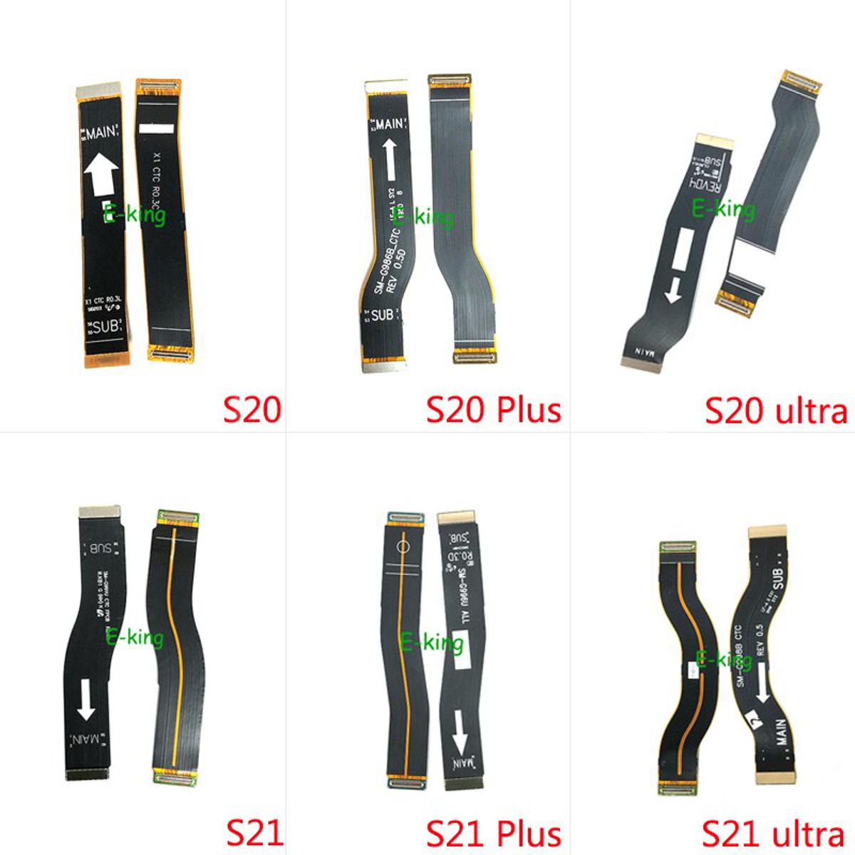 Mainboard Flex For Samsung Galaxy S20 FE S21 Plus Ultra Main Board Motherboard Connector LCD Flex Cable