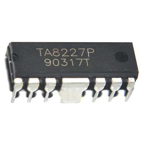 1ps- TA8227P DIP 9V 3x2W Stereo Audio Power Amplifier TA8227 IC. 
