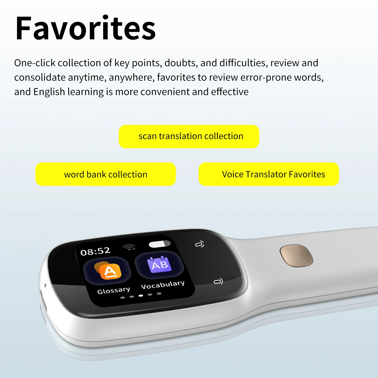 BOELEO Dictionary Translation Pen Scanner Text Scanning Reading Translator Device. 